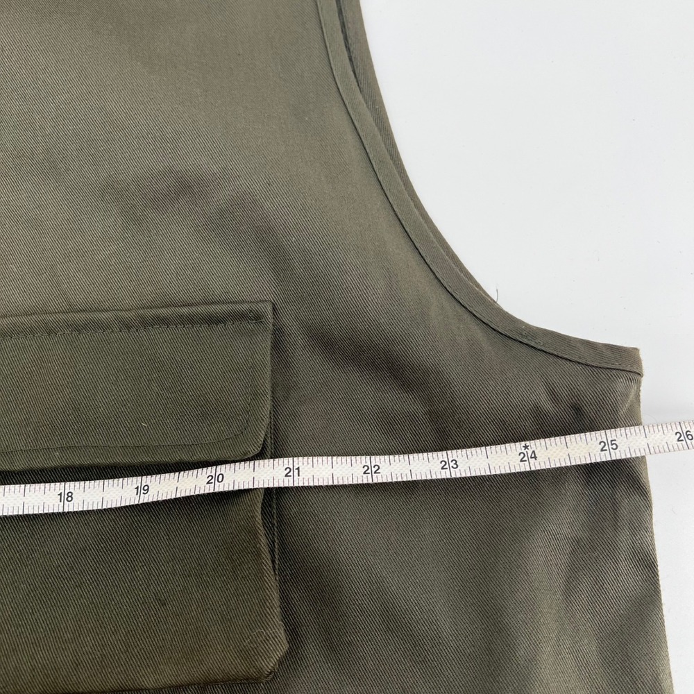 Armi & Bagagli by Stavolo Mens Hunting Fishing Safari Vest Olive Green Cotton XL - Picture 7 of 11